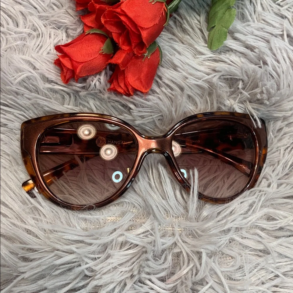 🌹Joy MANGANO OVERSIZED Sunglasses Readers + 3.50 Bifocals EUC Classic Beauty